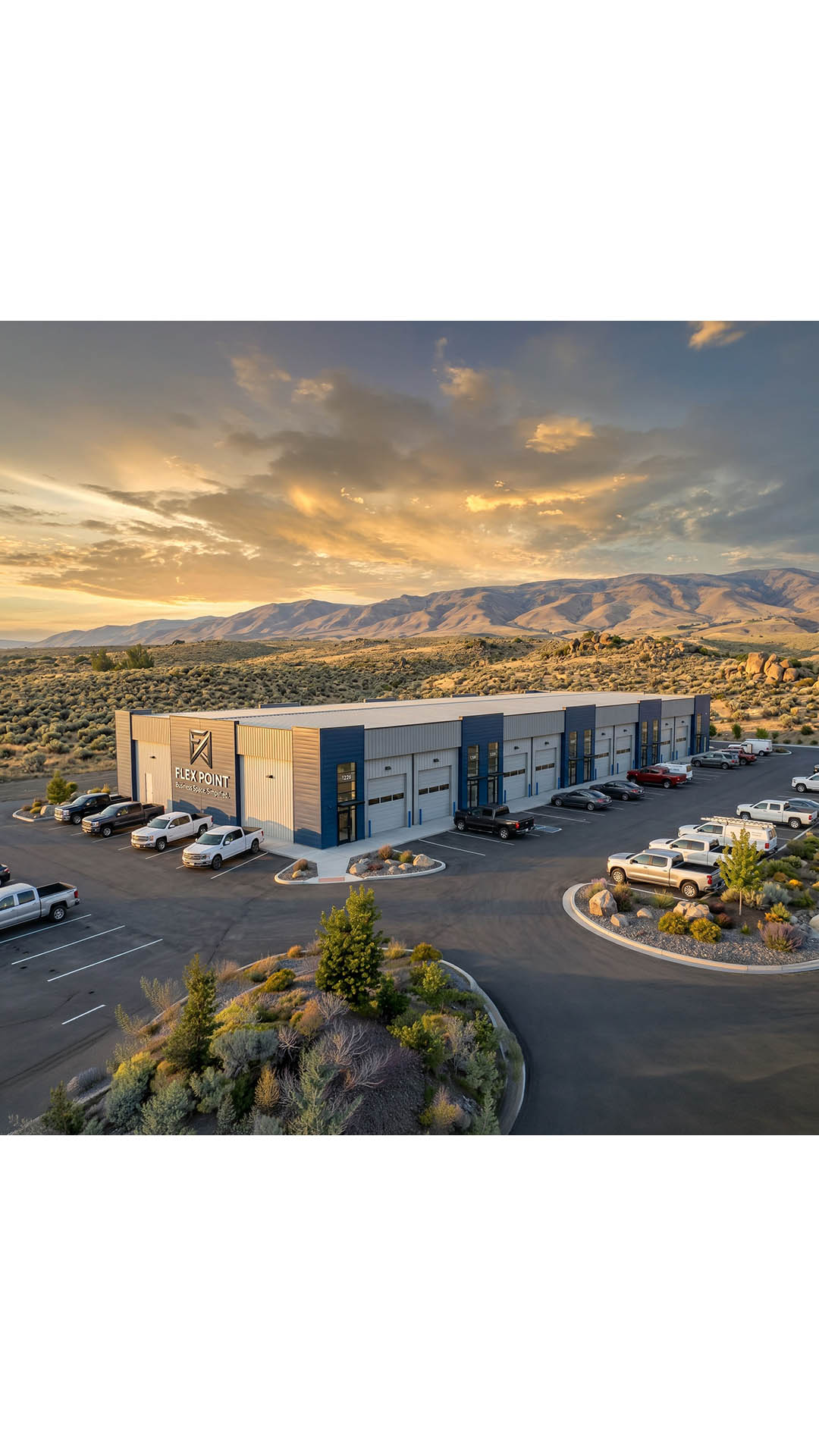 FlexPoint Business Space Union Gap, WA aerial view