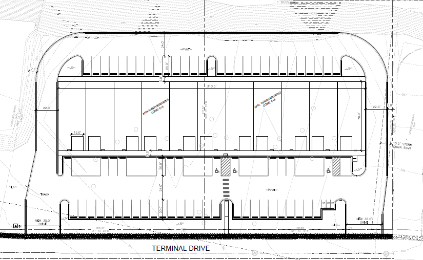 FlexPoint Business Space Richland site plan — 1725 Terminal Drive